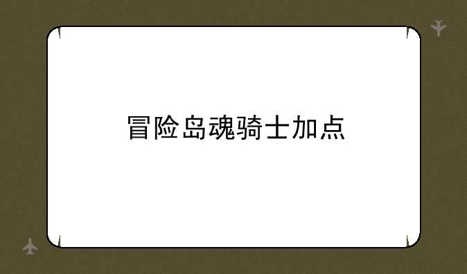 冒险岛魂骑士加点