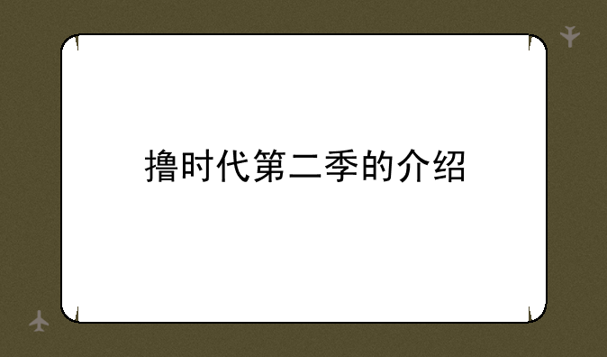 撸时代第二季的介绍