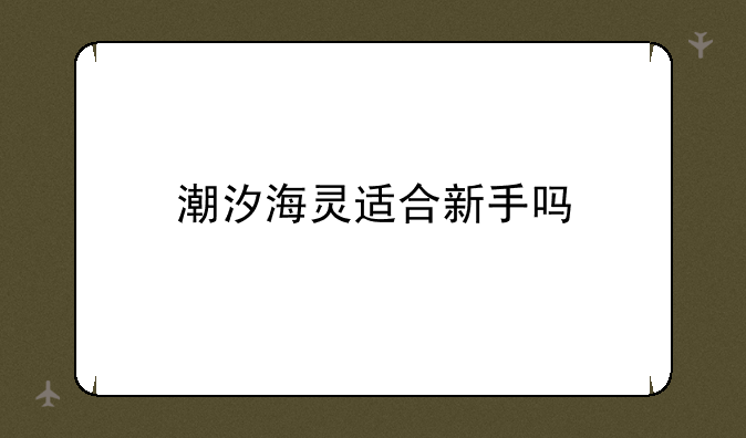 潮汐海灵适合新手吗