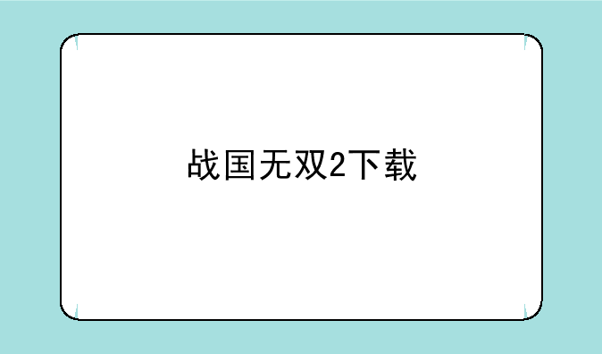 战国无双2下载